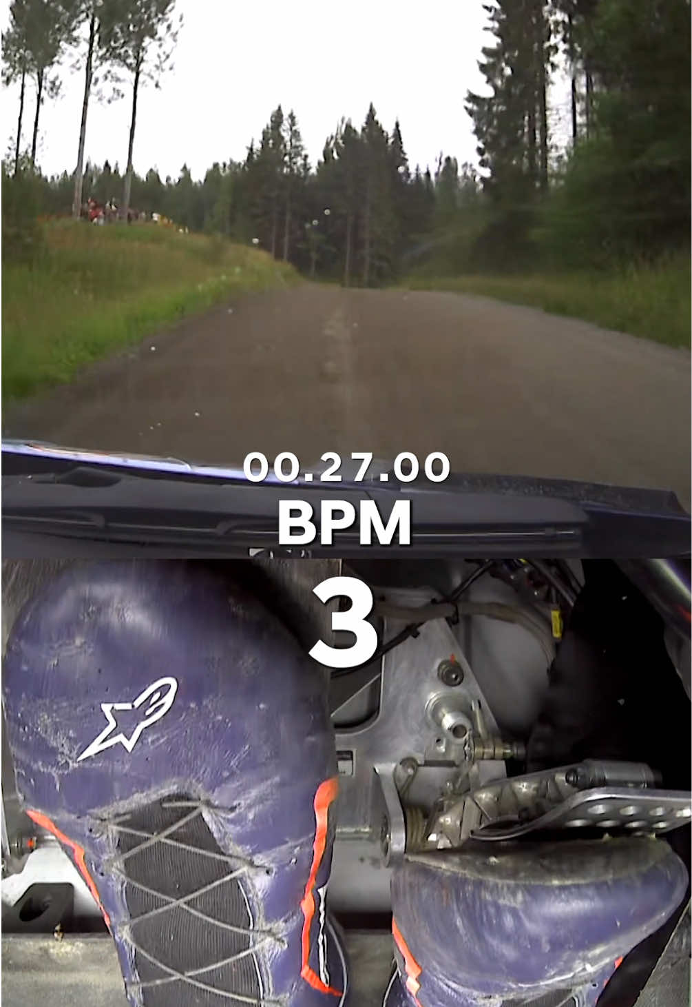 If you ever feel useless, just remember, at least you're not a brake pedal at Rally Finland. 🛑 #RallyFinland #WRC 