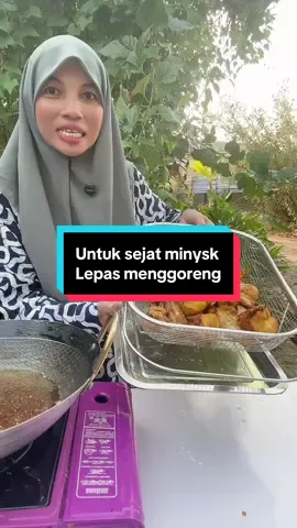 Sejat minyak lepas goreng lauk, kuih boleh jimat tisu dapur#traypenapisminyak 