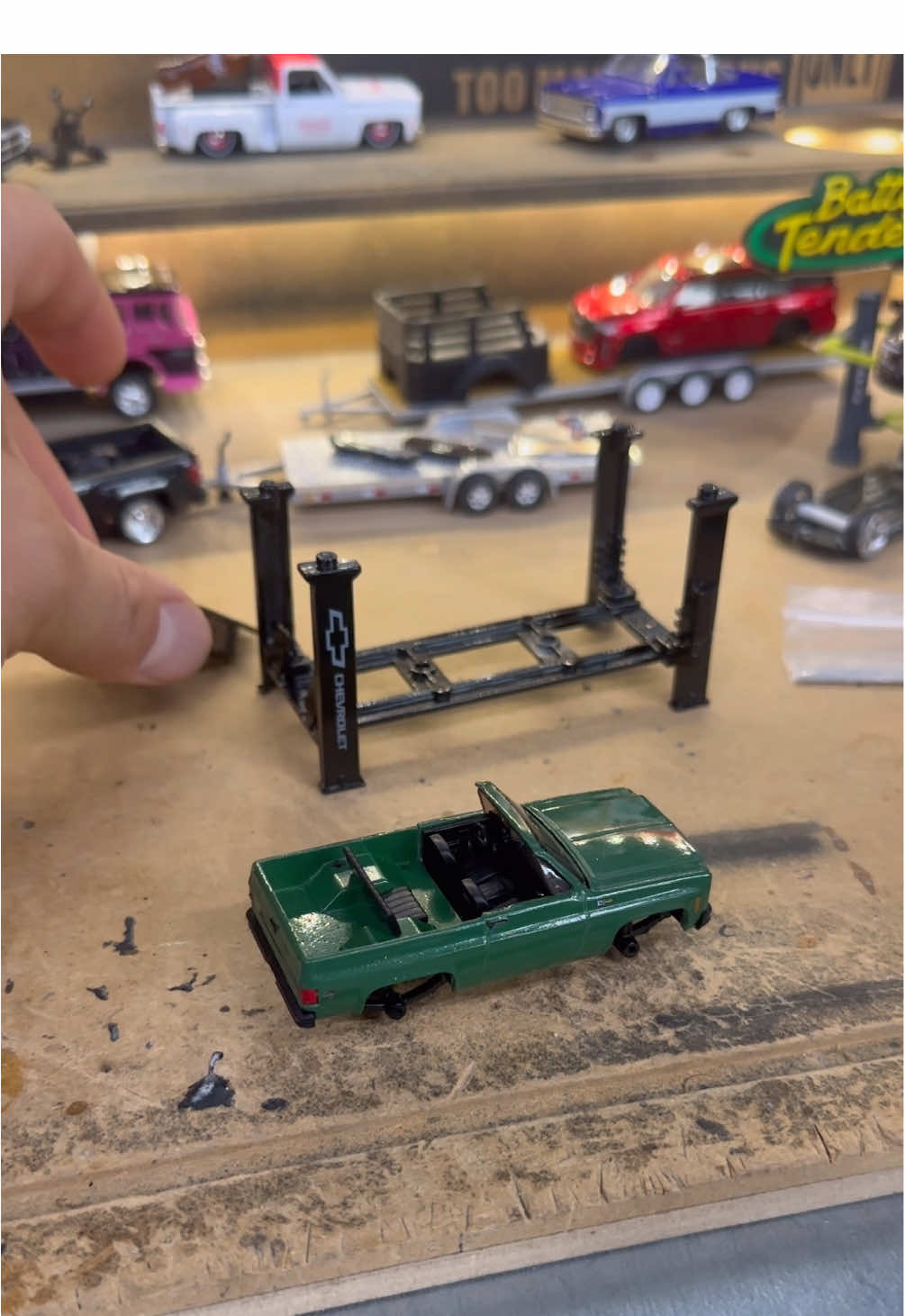 K5 Blazer model kit from @M2 Machines 🪛 These are always fun to put together PLUS you get an extra set of wheels tires and axles that can clearly be put to good use 🤓  #K5 #Blazer #Chevrolet #diecast #DIY