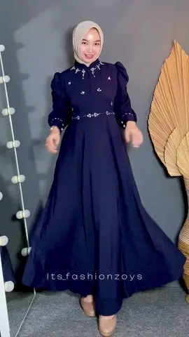 Rekomendasi Gamis Navy, Super Mewah & elegant #rekomendasi #gamis #gamiswanita #gamissyari #gamisbusui #fyp #cuantanpabatas #belilokal 