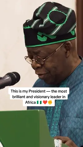 This is my President — the most brilliant and visionary leader in Africa 🇳🇬 ❤️✊ #DTigress #ayofe #nigeria #fypシ 