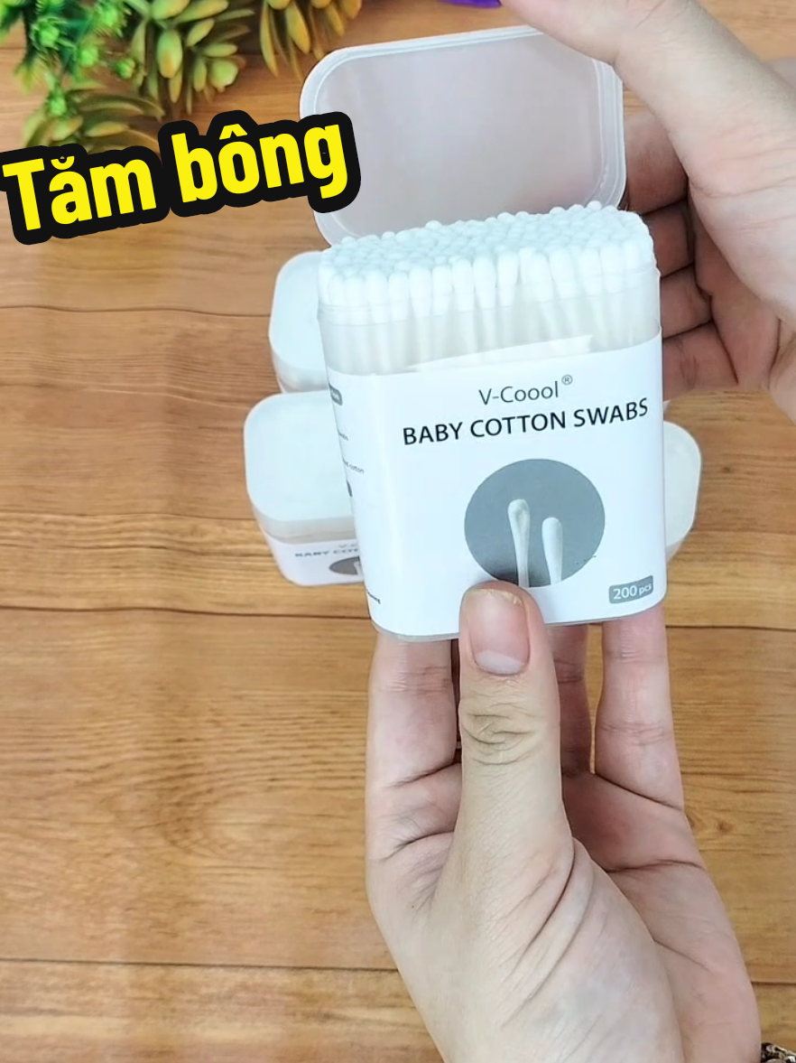 Tăm bông V-Cool. #tambong #tambongchobe  #tambongngoaytai #xuhuong 