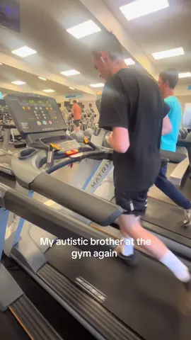 Maybe the gym isn’t meant for him #tyson #autism #autisticgymkid #funny #brother #fyp #gym