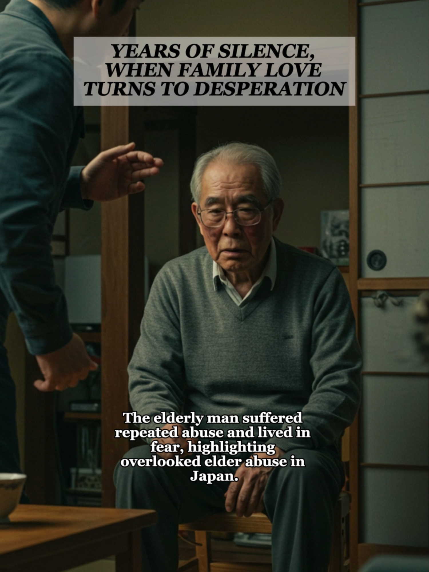 👴“Years of Silence, When Family Love Turns to Desperation” 🟥Share this video with someone who comes to mind right now.🟥 In Chiba, Japan, a 76-year-old father stabbed his 52-year-old son after years of physical abuse, finally confessing, “I just wanted the violence to stop.” Both were hospitalized with serious injuries. The case sheds light on hidden elder abuse and the societal need for better support for vulnerable seniors. #JapanNews #ElderAbuse #FamilyTragedy #DomesticViolence #AgingSociety