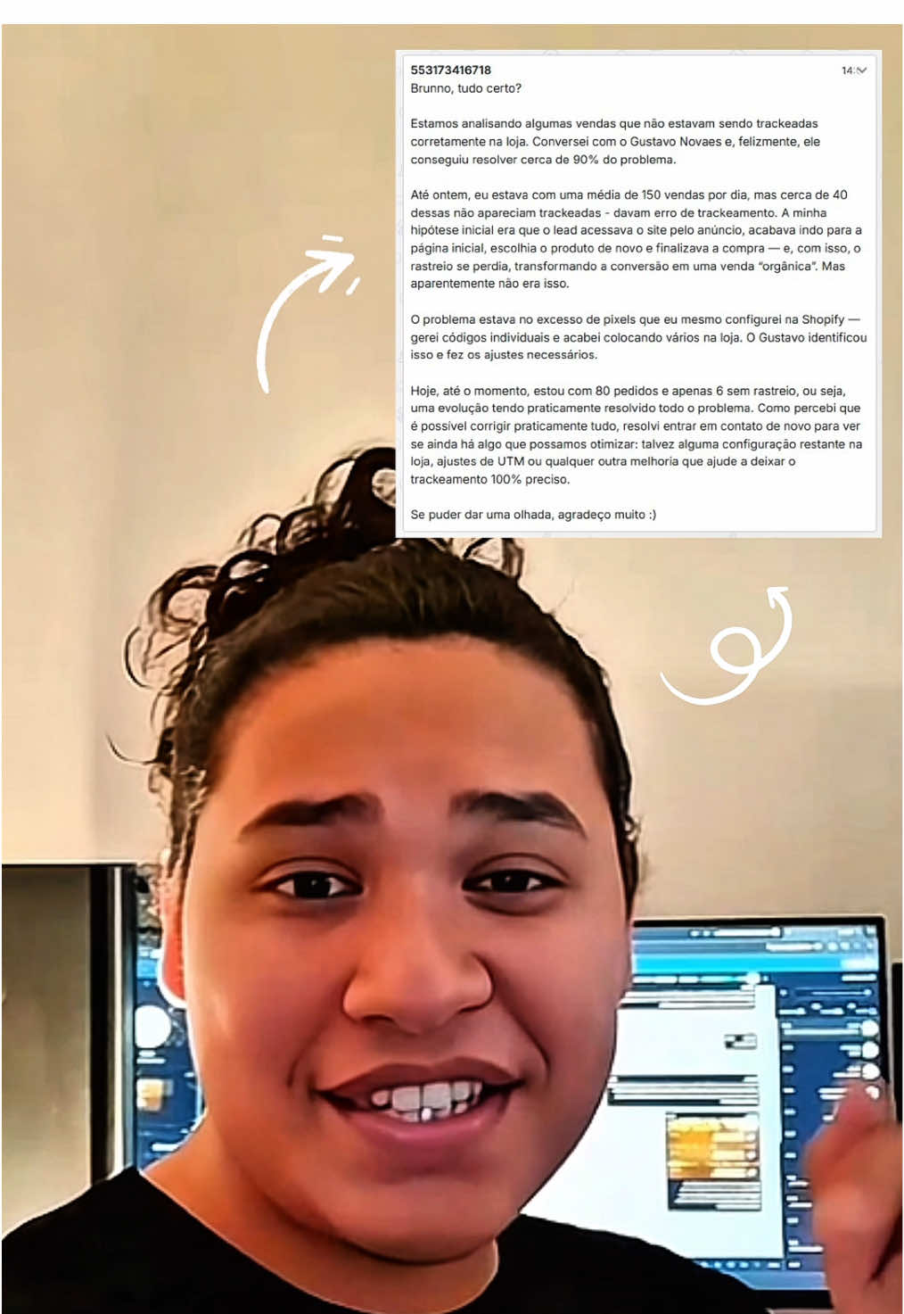 E aí, irmão? Tá caindo venda, mas você não sabe de onde? Se liga no recado do nosso Head de Suporte, Gabriel.🔥