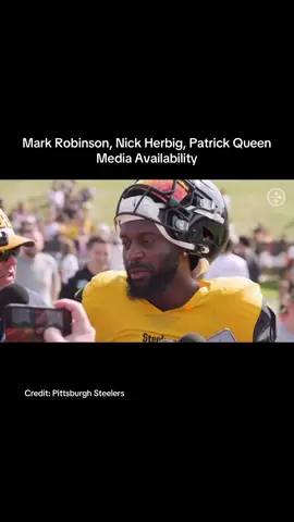 Mark Robinson, Nick Herbig, Patrick Queen Media Availability #steelers #steelersnation #nfl #footballtiktok 