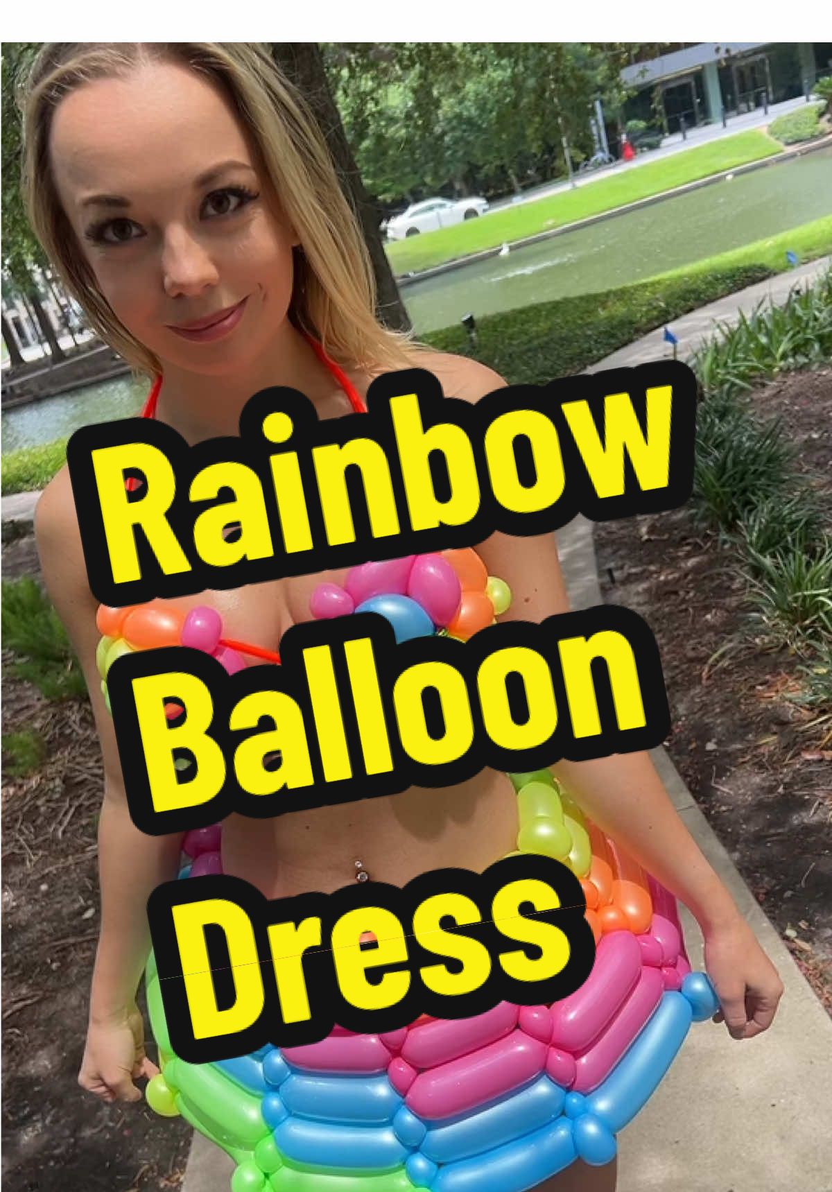 They say that this song goes with everything. #BalloonDress #balloonDressContent #BalloonDresses #BalloonArt #BalloonCostume @notyourgirlnextdoor 
