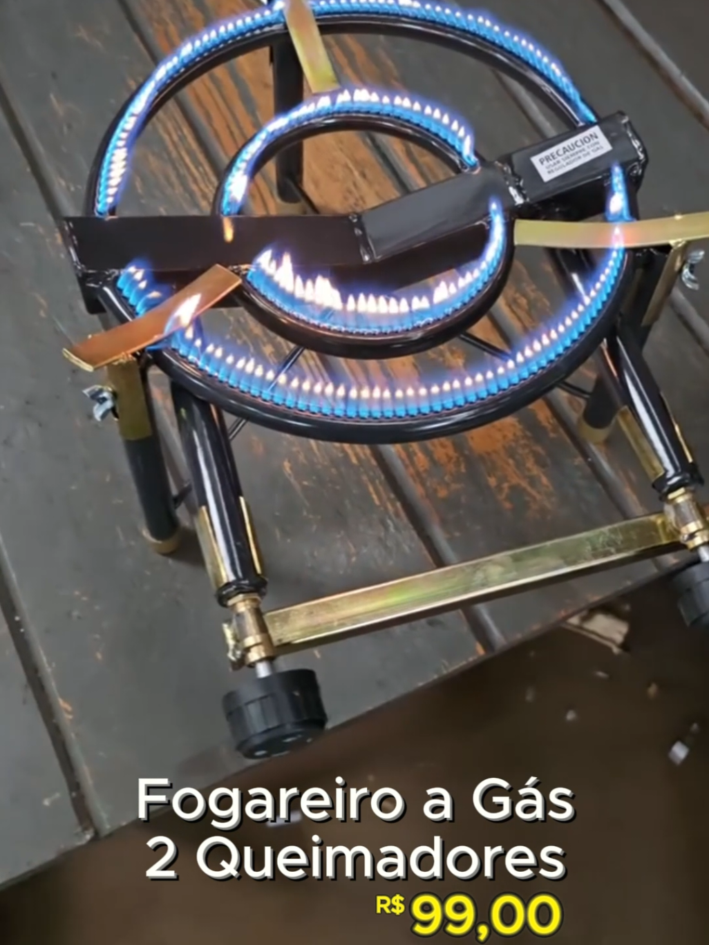 Fogareiro 2 Bocas 