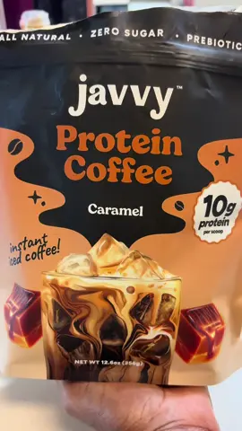 A protein coffee to start my day 💪🏾   #icedcoffee #proteincoffee 