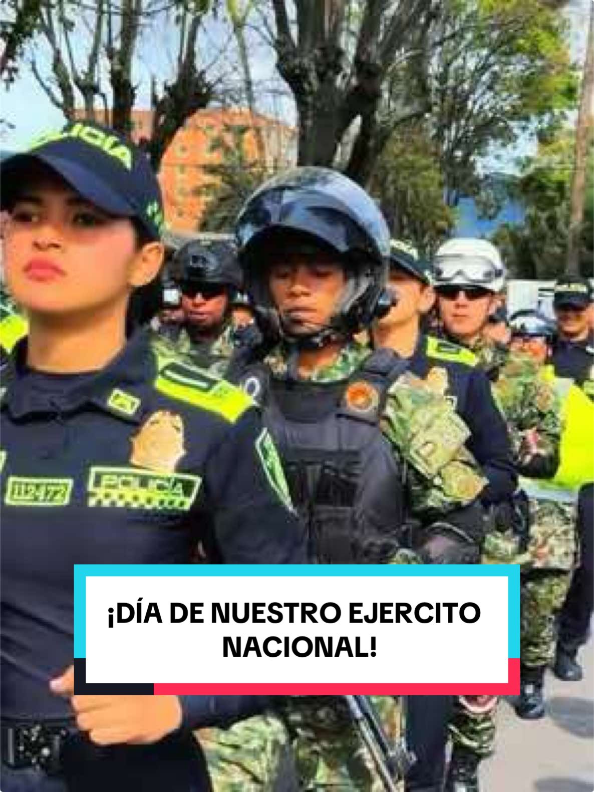¡DÍA DE NUESTRO EJÉRCITO NACIONAL! En el marco de la conmemoración de la Batalla de Boyacá, los 186.000 policías de Colombia nos unimos al Día del Ejército Nacional. Son 215 años defendiendo la soberanía, la independencia, la integridad del territorio nacional y el orden constitucional.  Un abrazo fraterno de hermandad al señor comandante del Ejército, general Luis Emilio Cardozo, y a cada uno de nuestros valientes soldados, con el compromiso de seguir trabajando juntos para derrotar a los enemigos de Colombia y forjar una mejor nación para nuestros hijos. ¡Patria, Honor, Lealtad! @Carlos Fernando Triana Beltrán @Ministerio de Defensa @Ejército Nacional de Colombia @Fuerzas Militares de Colombia 