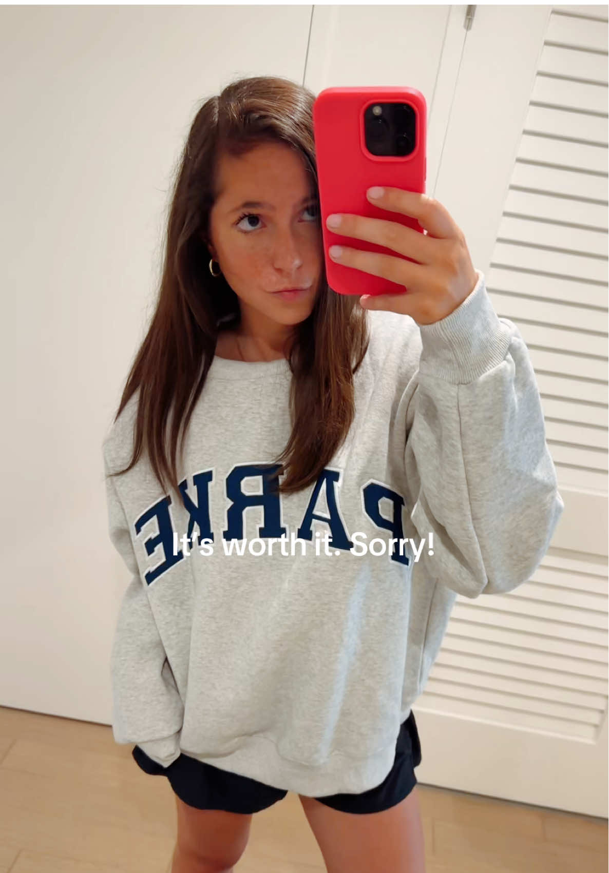 new fav purchase #parke #chelseaparke #sweatshirt #OOTD #preppy #shopping 