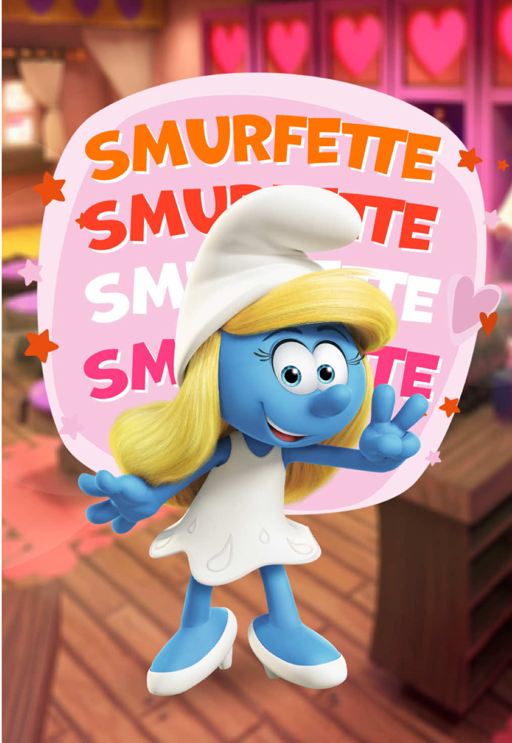 Quem aí também está contando os dias para encontrar a Smurfette na Vila dos Smurfs Park? #Smurfette #fy #fyp #Smurfs #VilaDosSmurfsPark #ParqueDosSmurfs