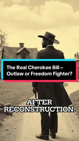 The Real Cherokee Bill – Outlaw or Freedom Fighter?  Black Cowboy Black History Cultural History Native American  Cowboy Culture History History Matters Black Culture Creole Cherokee #wildwest #southernhistory  #country #cherokee  #freedomfighter 