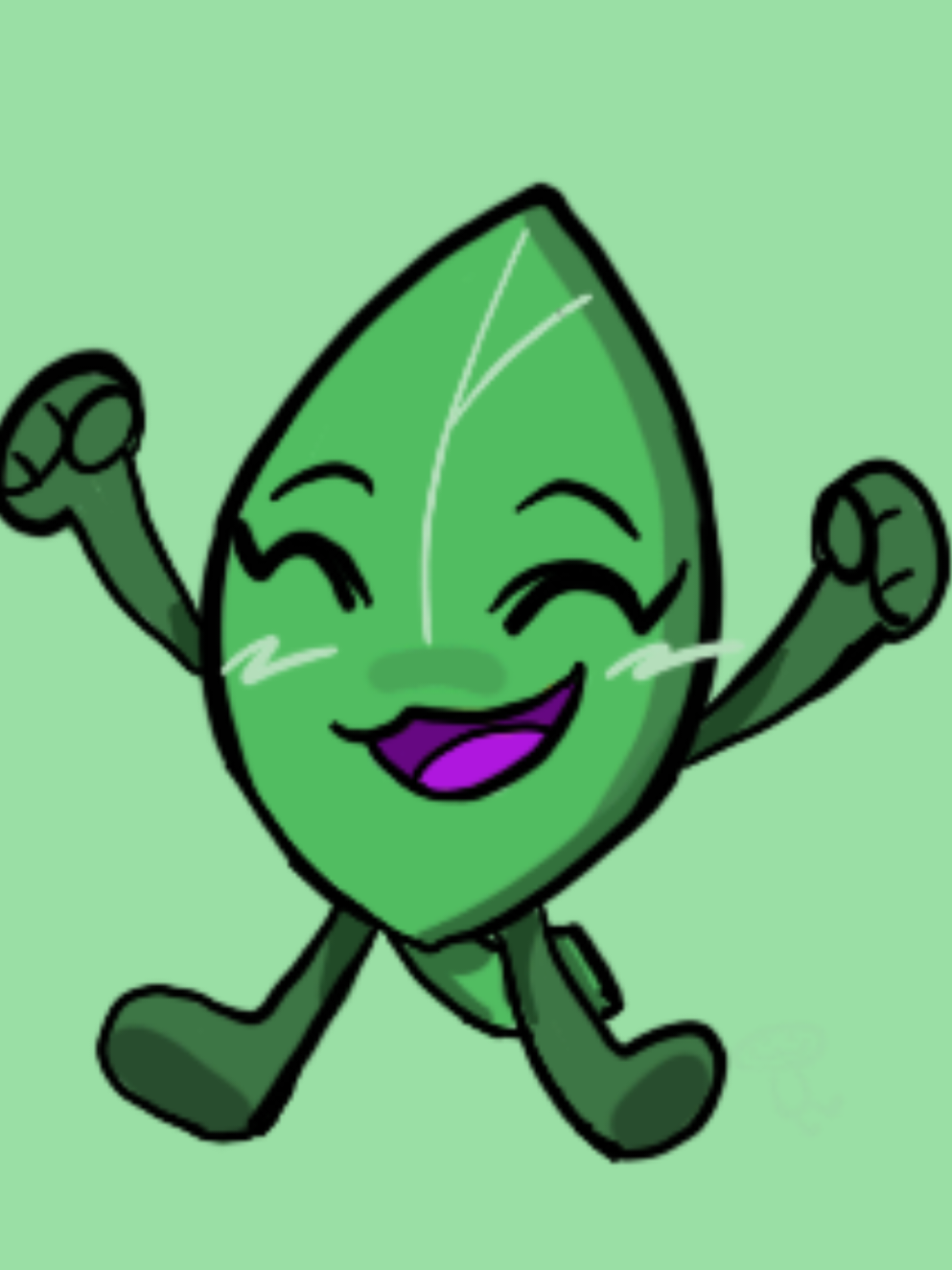 SHE'S THE HOST NEXT EP YAYAYA . . . Anyway I have another devious post for tmrw 😈 #oscfyp #leafy #bfdia #objectshowcommunity #bfdiart 