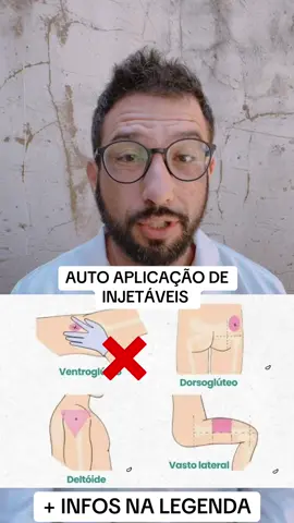 📌 AUTOAPLICAÇÃO INTRAMUSCULAR: ONDE APLICAR COM SEGURANÇA? Se você faz uso de injetáveis e precisa se aplicar sozinho, atenção: o local certo faz TODA diferença na segurança e na absorção. 💉 Locais mais recomendados para autoaplicação: ✅ Músculo vasto lateral (coxa) – o mais simples para iniciantes. Fácil acesso, menos risco e ideal para quem tá começando. ✅ Deltóide (ombro) – bom para volumes pequenos (até 1 mL). Requer mais cuidado com profundidade. ✅ Glúteo dorsal (nádega, quadrante superior externo) – ideal para aplicações mais oleosas, mas exige atenção à anatomia. ⚠️ Importante: A região ventroglútea é uma das MAIS SEGURAS para aplicação intramuscular, com baixo risco de atingir nervos ou vasos. MAS deve ser feita por um profissional de saúde, pois a localização exige técnica — não é indicada para autoaplicação. ⸻ 🧼 Cuidados essenciais na autoaplicação: ✔️ Higienizar bem as mãos e o local da aplicação ✔️ Usar agulha e seringa novas ✔️ Escolher a agulha adequada ao volume e ao local ✔️ Aplicar com calma e sem pressa ✔️ Alternar os locais entre as aplicações ✔️ Nunca ultrapassar 3 mL por aplicação (no deltóide, no máximo 1 mL) 💊CONSULTORIA VAGAS ABERTAS- CONTATO NA BIO 💉 E-mail: consultdrpharma@gmail.com 💊PY PHARMA💉: https://pypharma.com ou TELEGRAM OU WHATSAPP NA BIO 💊 RECOVER FARMA MANIPULACAO🧴: recoverfarma.com.br CUPOM 🏷️: drpharma 📲 Salva esse post pra não esquecer e compartilha com quem também faz autoaplicação. Aplicar certo evita dor, inflamação e perrengue. #autoaplicação #testosterona #injeçãoIM #vivaasaúde #hormonios #shapeconsciente #anabolizantes       