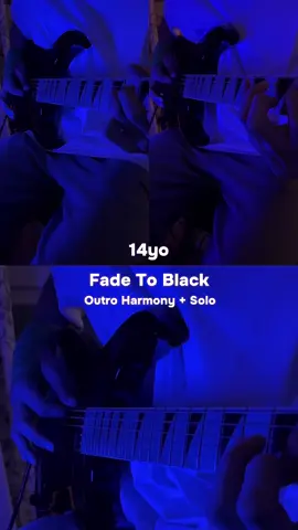 14yo Fade To Black Outro Harmony + Solo @metallica #metallica #fadetoblack #kirkhammett 