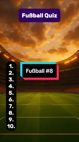 Fußball Quiz! #quiz #allgemeinwissen #fußball 