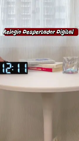 Relógio Despertador Digital  #relogio #despertador #alarme #digital #produto #achadinhos #produtos 