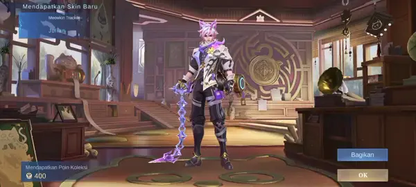 absen yang sudah dapat skin baru julian😊🙏#julianskinbaru #mlbb  #mlbbttofficial 