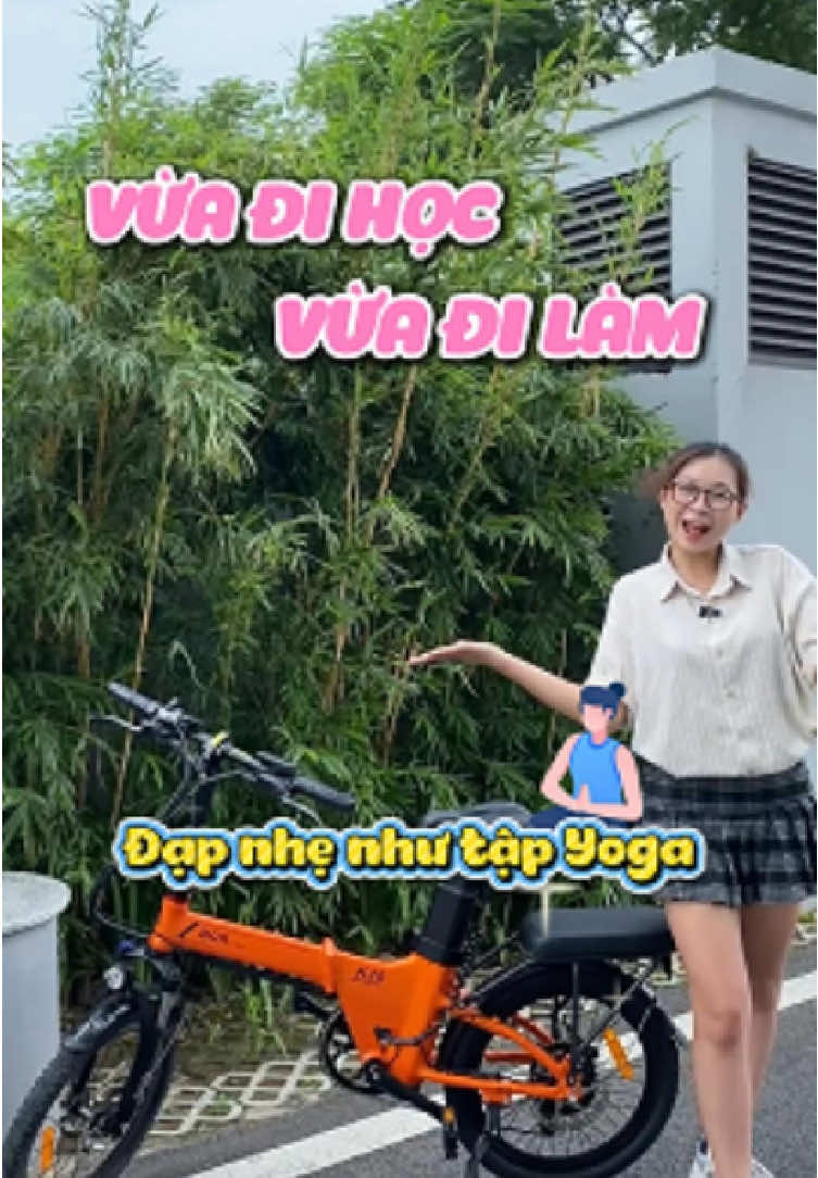 Xe vừa đạp, vừa trợ lực, đi quần quật cả ngày không mệt mà vẫn giảm được cân mới tài #xedaptrolucdien #xedaptroluc #ebike #xh 