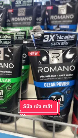 # sữa rửa mặt Romano 