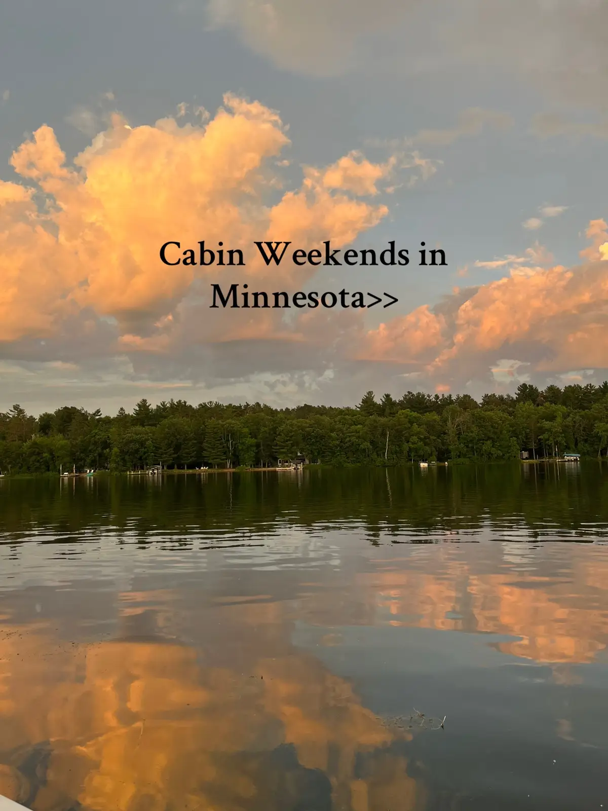 Nothing beats a summer weekend spent at the cabin 🛶🌲🏡 I’m sooo sad summer is coming to an end!! I’m going up to my cabin this weekend one last time before going back to college, so hopefully I get some more cabin content 🤭 #cabingetaway #minnesotalife #minnesota #lakelife #mnsummer 