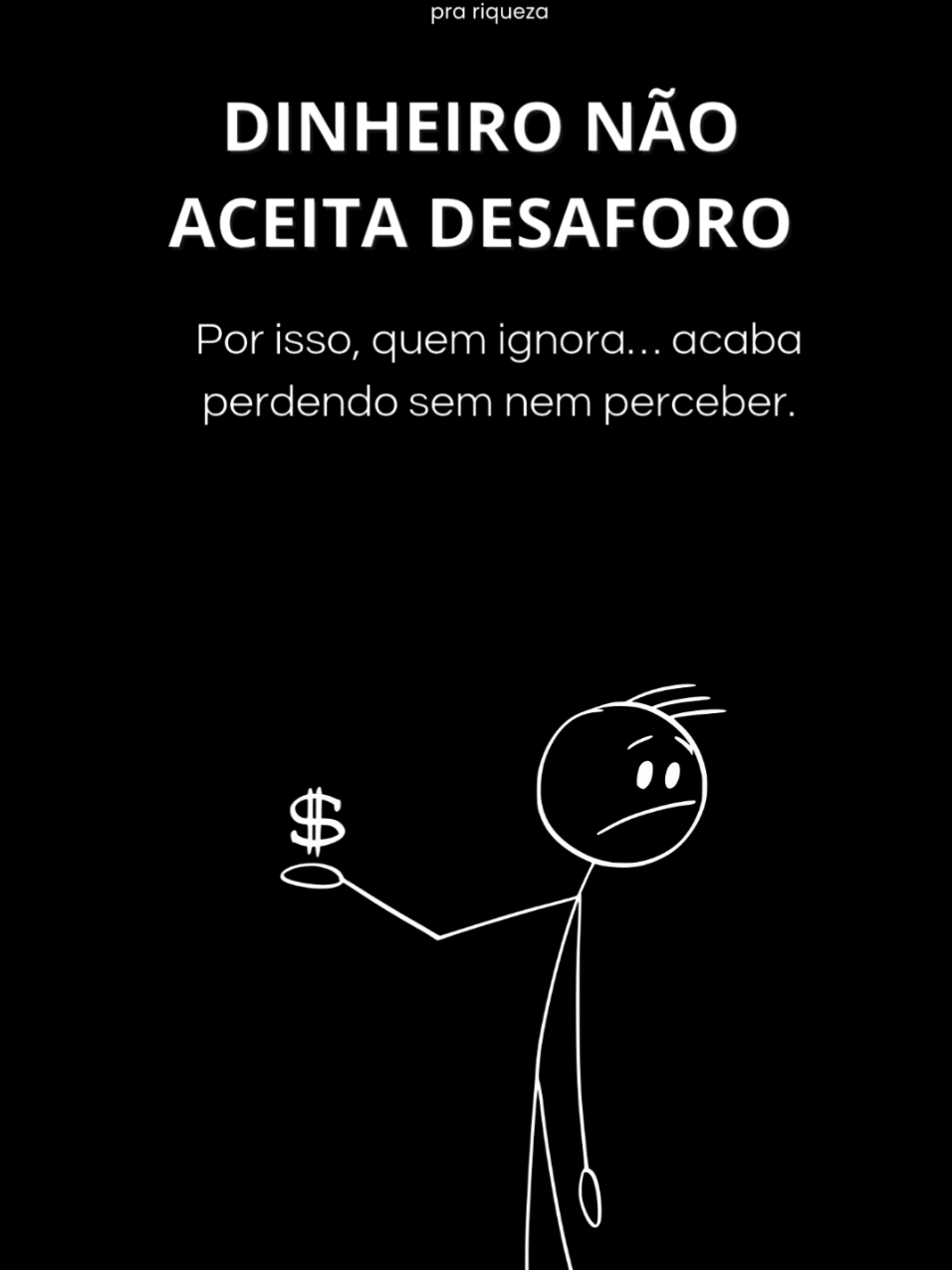 Dinheiro não aceita desaforo. Não é sobre ganhar mais, é sobre aprender a respeitar o que você já tem. Gastar por impulso, parcelinhas inofensivas e a falsa sensação de controle podem estar te afastando da liberdade financeira.  #riqueza #educacaofinanceira #dinheiro #despertaprariqueza #financaspessoais 