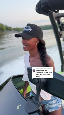 Replying to @rogercole71 #boatlife #towboatlife #girlswhotow #boattrailer #lakegirl 