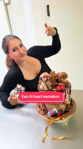 Een AI taart namaken in het echt! #fypp #fyp #goviral #foryou 