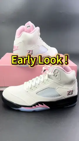 Early look!!! Jordan 5 Medium Soft Pink  #sneakernews #jordan5 #jordanshoes 