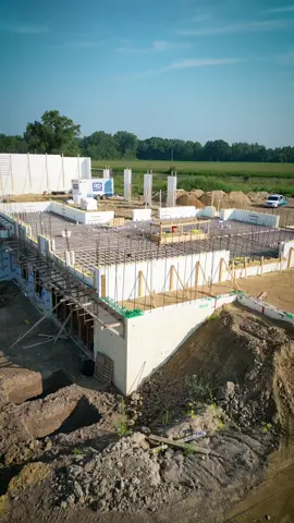 This Saginaw barndominium is rising fast. The garage walls are nearly at full height, the walkout basement is in place, and you can already picture that massive wraparound deck. A labor of love with a heavy emphasis on love. Our crew is out here putting in the work every single day.  #MichiganContractor #SaginawBarndominium #NewBuild #Barndominium #ConstructionProgress #fyp #sitevisist #barndo #viral #construction #dronevideo 
