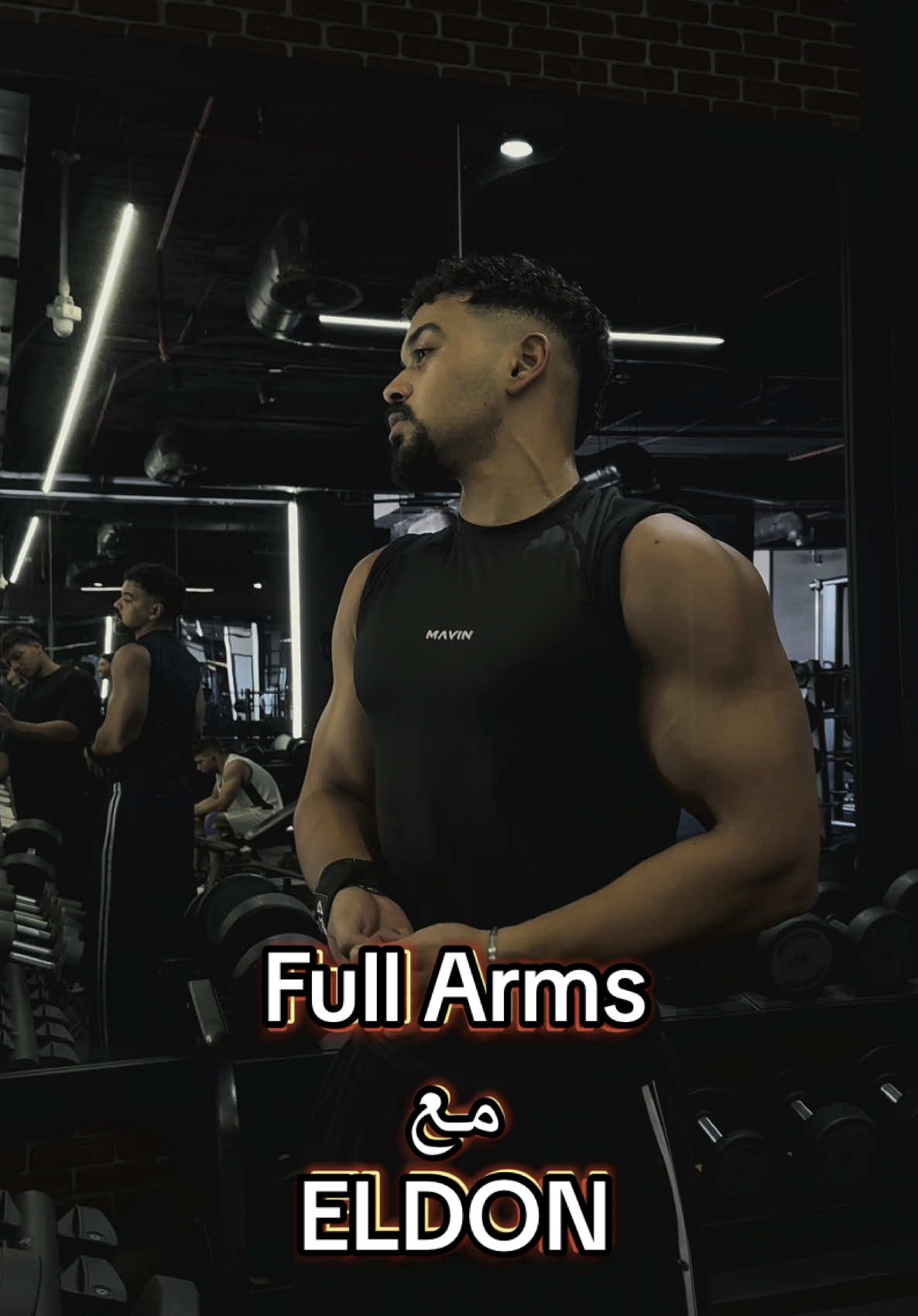 SHE7bar we abo doma 😈😈 Outfit from @Mavin use code “ELDON15” for discount  Gym gear from @Nxt Rep use code “ELDON” for discount  . . . . #gymmotivation #workout #armsdayeveryday #armsworkouts #thedonteam 