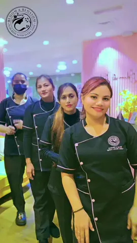 Beauty, talent, and rhythm - our team's got it all! #SalonSquadGoals