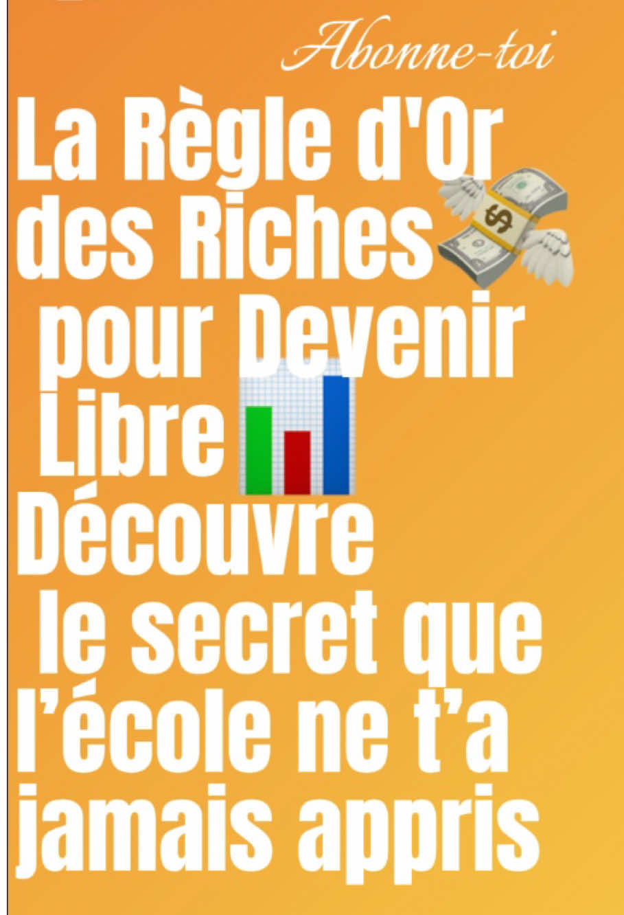 L’école t’a appris à bosser… pas à devenir libre. Dans cette vidéo, découvre la règle d’or que les riches appliquent pour atteindre une vraie liberté financière. Si tu veux sortir de la course sans fin du salariat, tu dois apprendre ce que personne ne t’a jamais dit. Comprends. Applique. Libère-toi. Ce contenu est éducatif, pas un conseil financier. Forme-toi, informe-toi, passe à l’action. #argent #libertéfinancière #mindset #investissement #revenupassif 