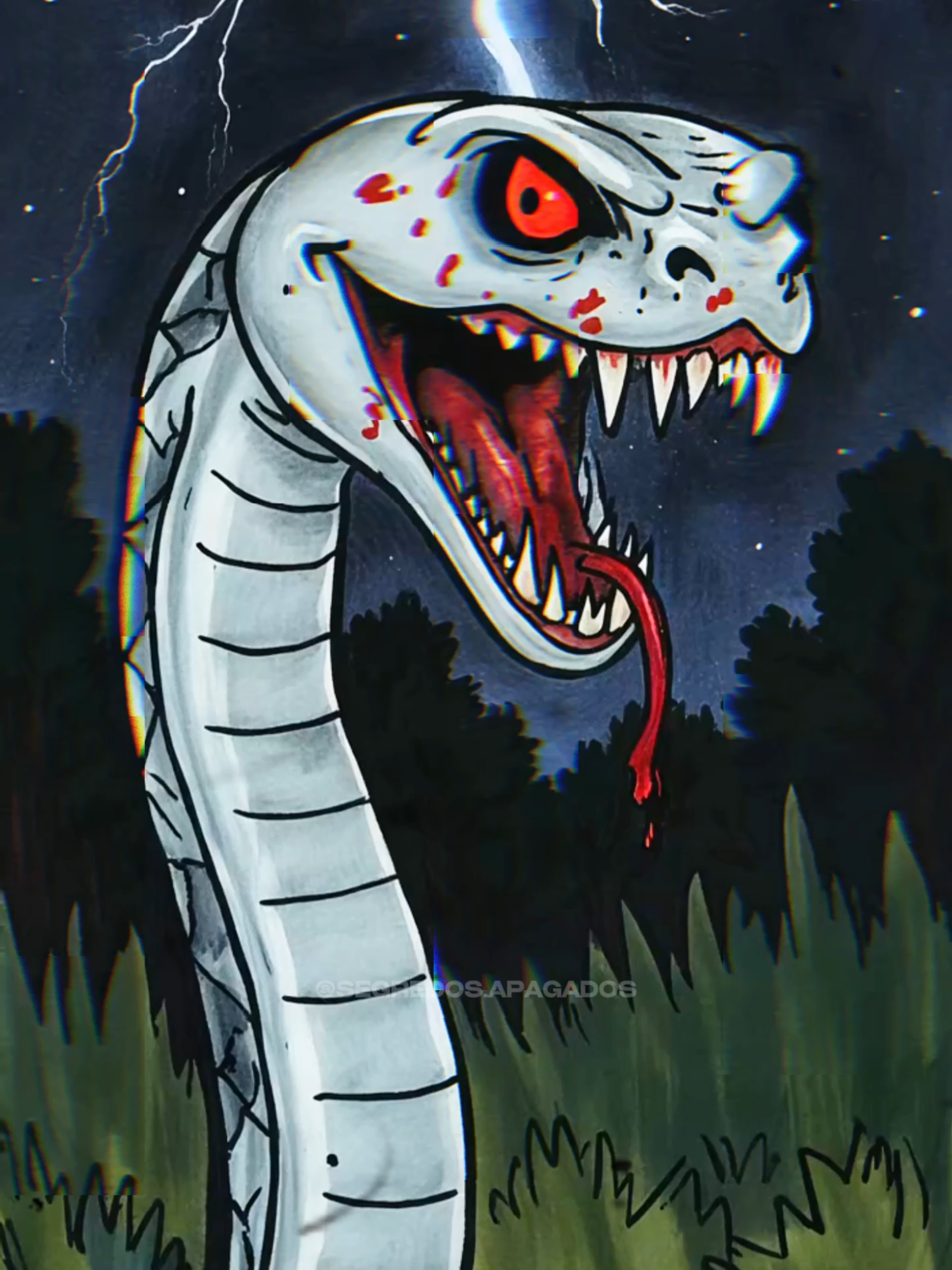 Uma cidade viveu dias de terror e foi abandonada por causa de uma cobra #terror #misterio #historiadoterror #assustador #vocesabia #educational