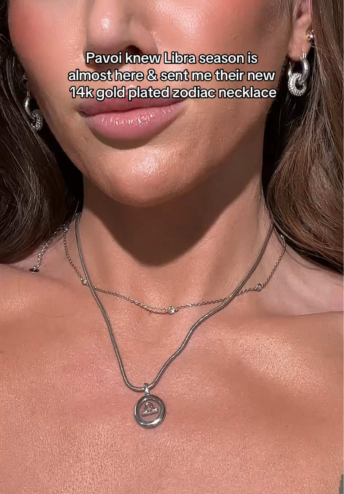 Pavoi jewelry always on my necklace stack #jewelrytiktok #jewelrytok #jewelry #necklace #zodiacsigns #pavoi 