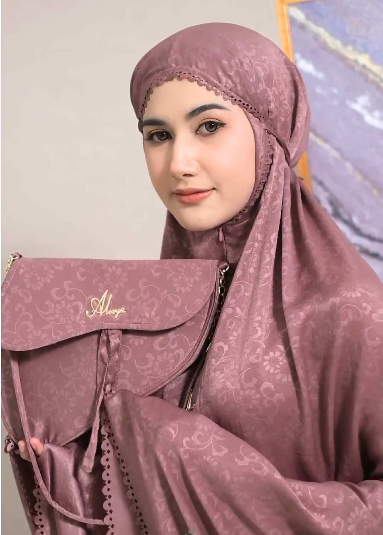 Mukena Dewasa Santorini Silk Premium 2in1 Namira Series  #mukena #mukenadewasa #mukenasilk #mukenahcantik #mukenapremium 
