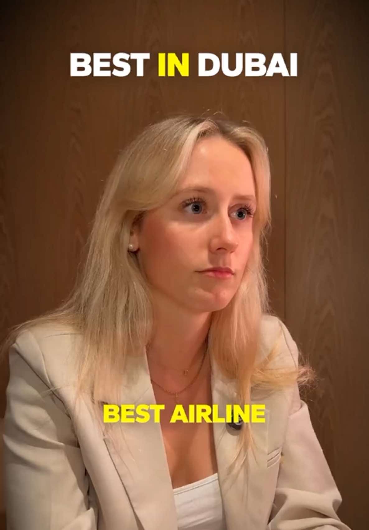 Best in Dubai 🇦🇪 #airline #food #realestate
