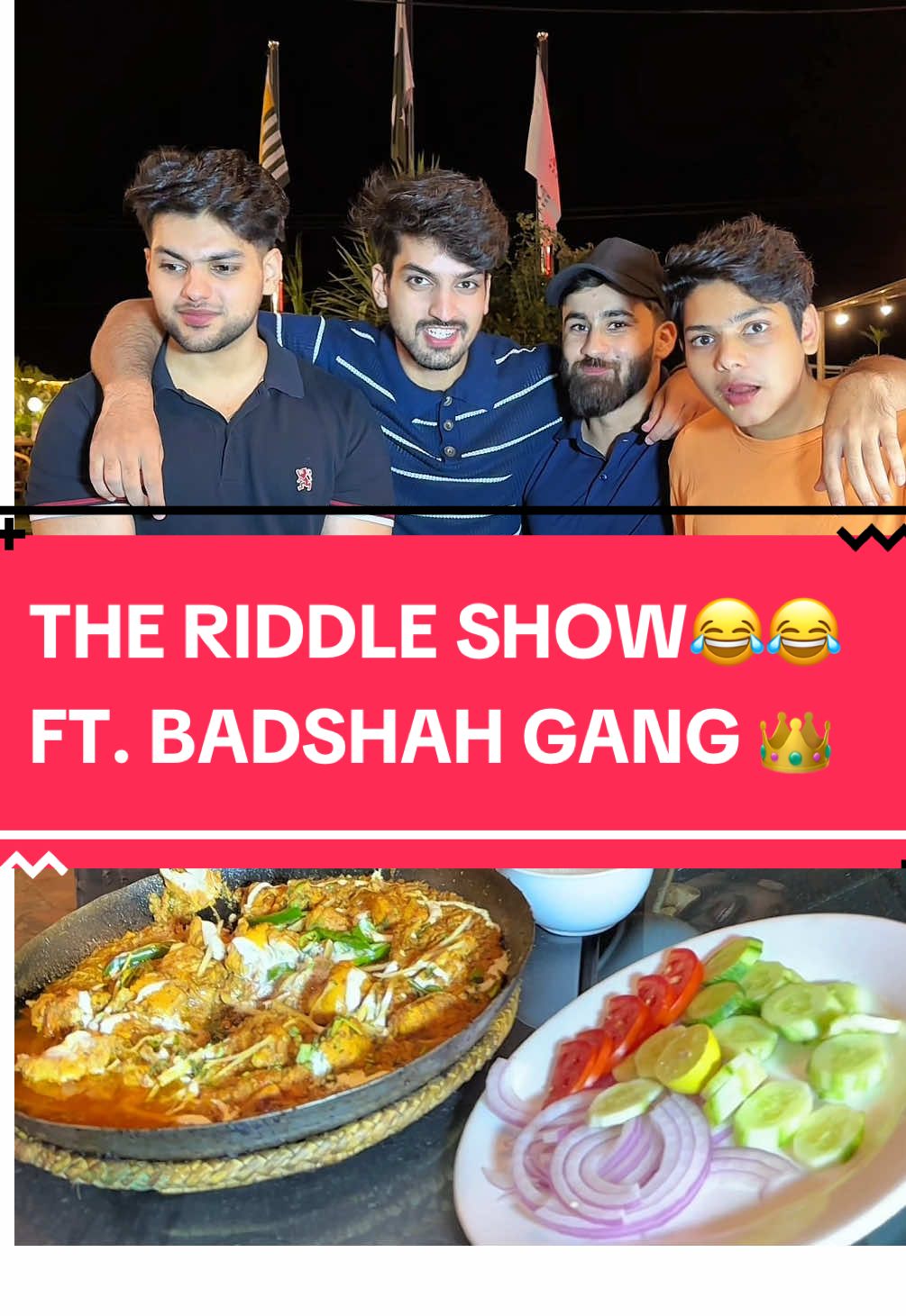 THE RIDDLES SHOW FT. BADSHAH GANG😂😂🤣🫶🏼 @Abdulrehman @Haider Nasir Sandhu @abdullah._.shah0 @Ahtsham Khan #rockpaperscissors #challenge #riddles #Running #chickenkarahi 