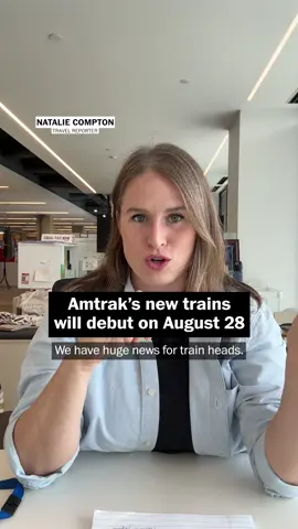 Behold, Amtrak's new fleet of NextGen Acela trains. @Amtrak announced today that these high-speed, premium trains will start running between Washington, D.C., New York and Boston on Aug. 28. They'll have more seats per train, individual USB ports, reading lights and 