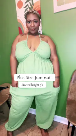 Love this💕 #fyp #jumpsuit #plussize #tiktokshop #outfitsinspo #outfitideas #fashion #fashiontiktok #jumpsuitstyle #jumpsuit 