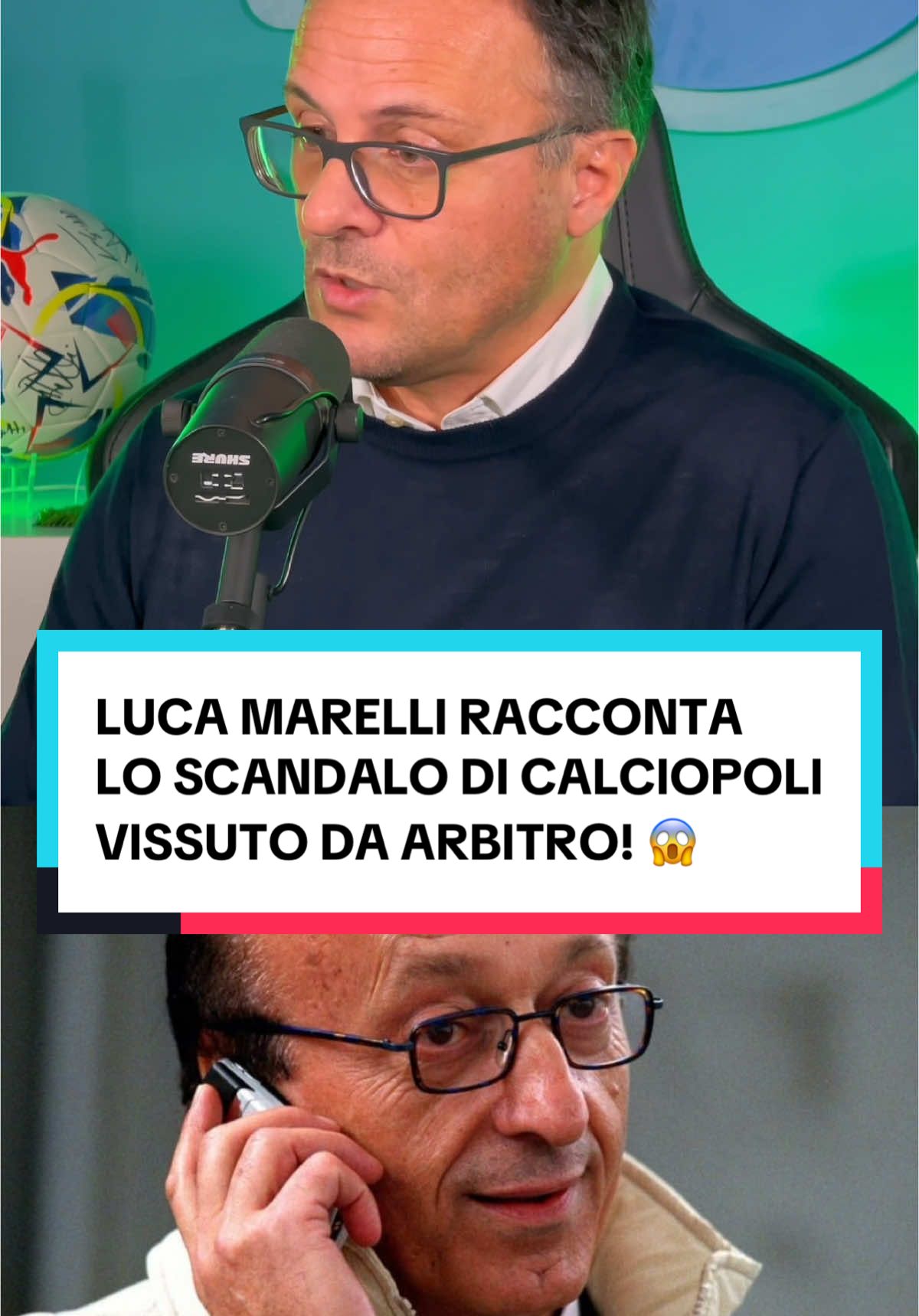 LUCA MARELLI RACCONTA LO SCANDALO DI CALCIOPOLI VISSUTO DA ARBITRO! 😱 - Trovate l’episodio completo sul canale YouTube (CENTROCAMPO) ⚽️🎙️💚 #calcio #seriea #podcast #podcastcalcio #centrocampo #calcioitaliano #calciopoli #arbitri #figc #aia #tiktokcalcio 