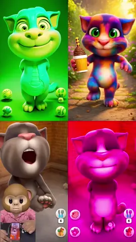 Talking Ginger #talkingginger #talkingtom #talkingtomandfriends #cocomelon #pinkfonng #cartoon #fun #viral #funny 