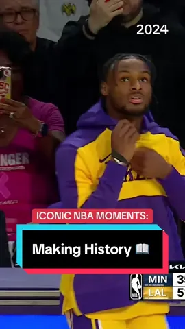 Who remembers watching this moment? 🥹 #NBA #Basketball #bronny #lebronjames #LeBron 