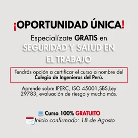 Especialización gratuita : 
