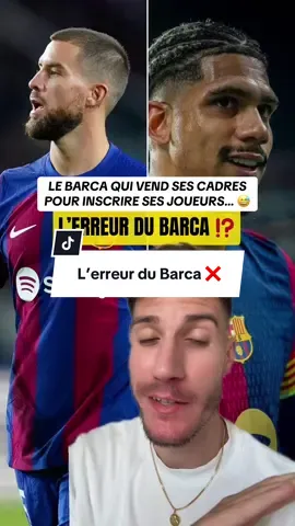 L’erreur du Barca ❌ #barca #barcelona #fcbarcelona🔵🔴 #inigomartinez #araujo #footballtiktok #tiktoksports 
