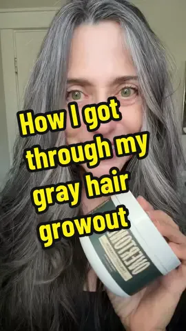 How I blended my gray hair to grow out the hair dye by using Overtone Twilight Titanium (extreme silver)  Another fun TikTok shop find!@oVertone Color #overtone #overtonehair #hairstyle #haircare #colorconditioner #tiktokshopfinds