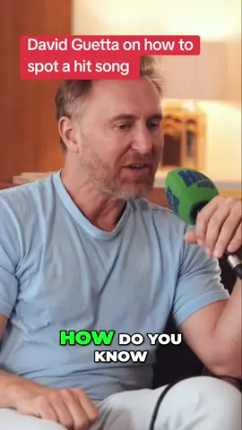 David Guetta on how to spot a hit song 