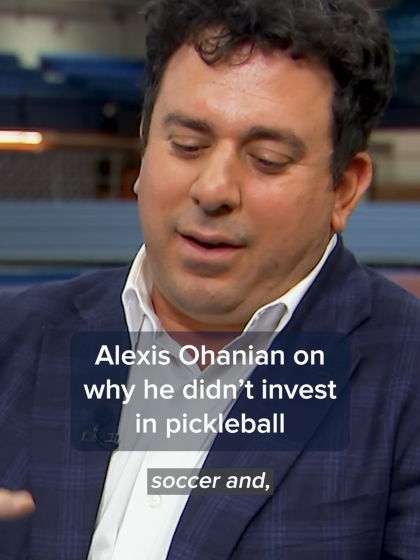 Alexis Ohanian talks to CNBC's Alex Sherman about his future sports team investment plans — which he said will not include pickleball, despite being married to tennis star Serena Williams.  