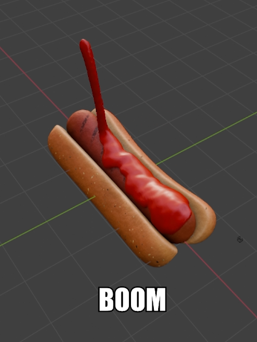 Why Your 3D Food Looks Fake #blender #blendermodeling #blendertutorial #satisfyingvideos #viral_video 